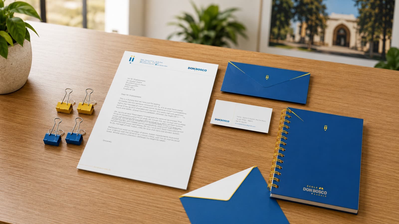 Don Bosco School — brand work by Thinchronize